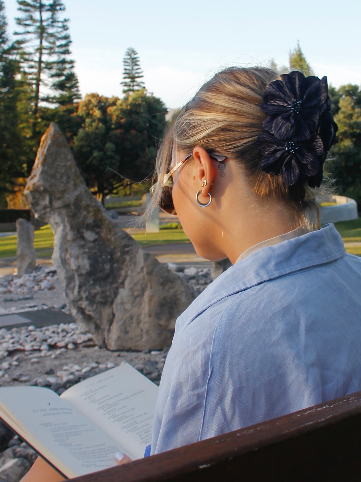 Twilight Flower Clip