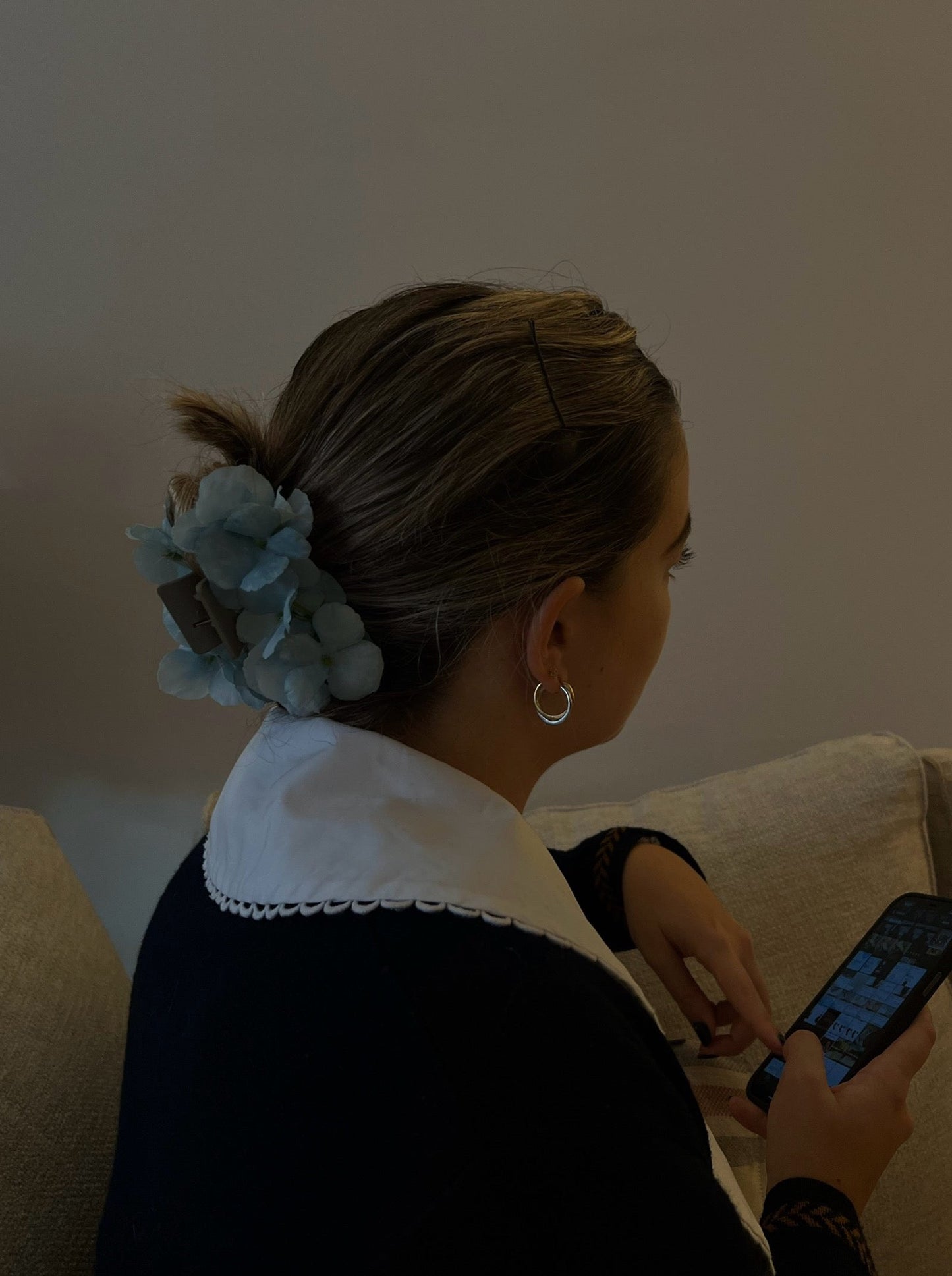 Hortense Flower Clip