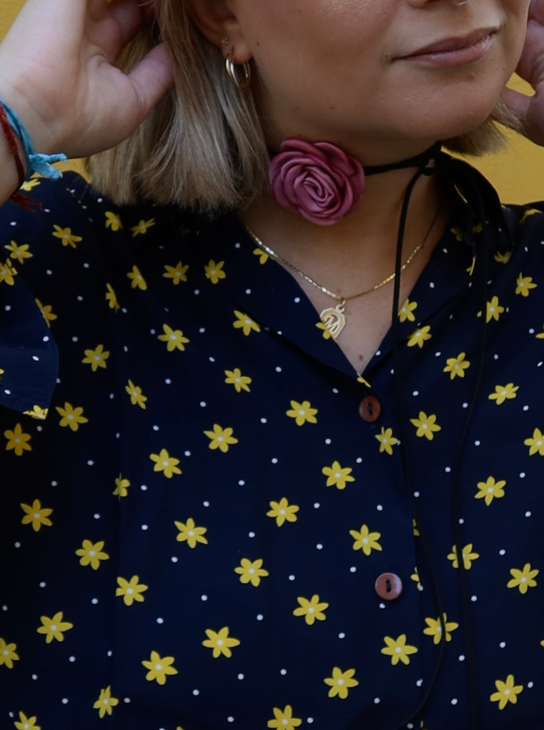 Santa Apolónia Flower Choker